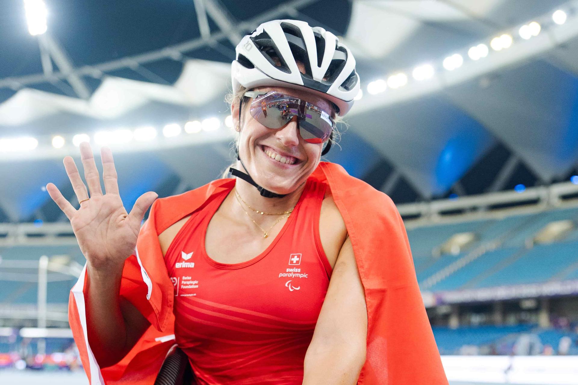 Catherine Debrunner makes history with five gold medals at World Para Athletics Championships