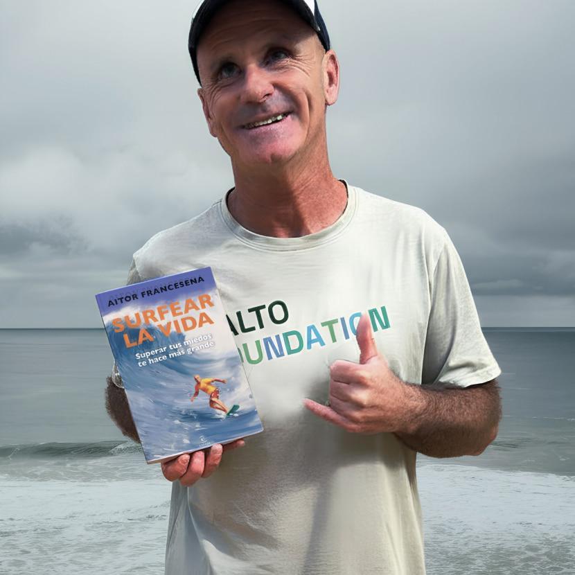 SALTO FOUNDATION - Blind surfing champion Aitor ‘Gallo’ Francesena takes on life’s challenges in new book, Surfing Life