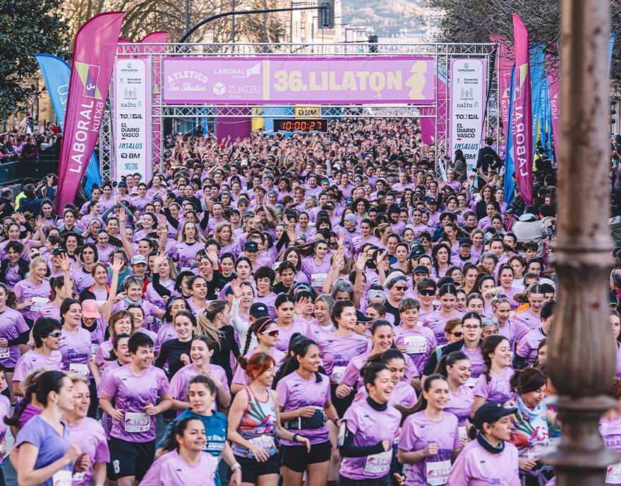 SALTO FOUNDATION is proud to support the Lilatón women’s race in San Sebastián.
